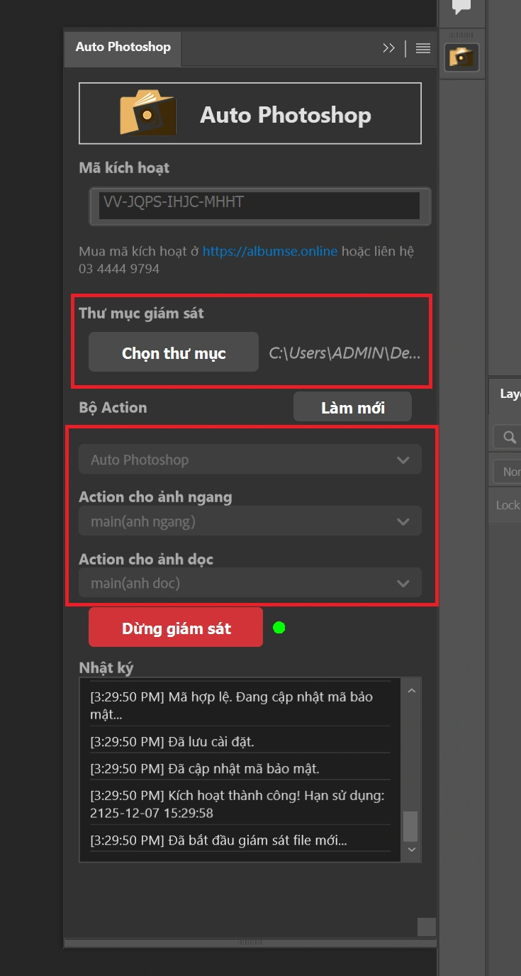 chọn đường dẫn mà máy ảnh chụp xong sẽ lưu file ở đó