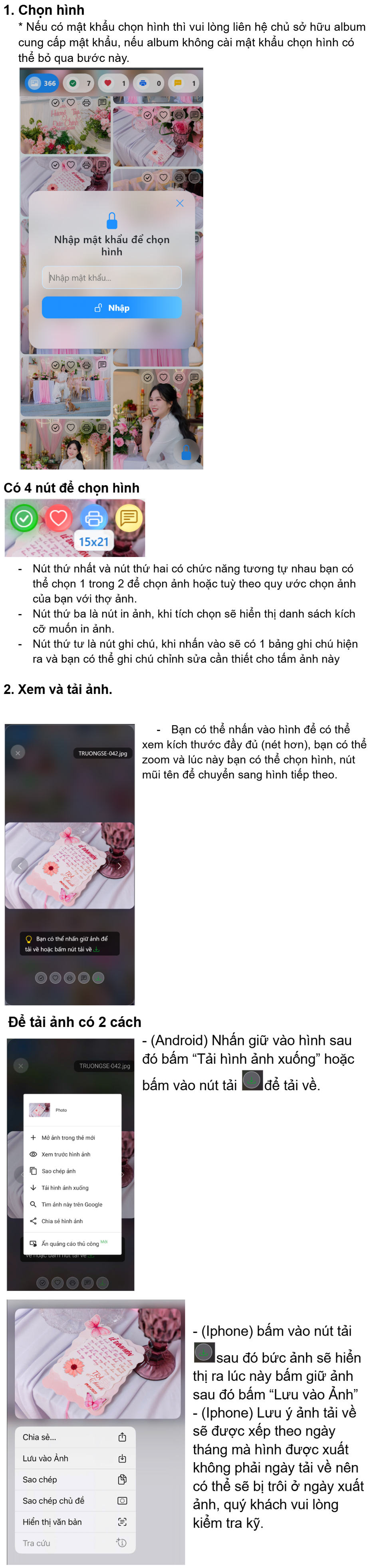 Hướng dẫn tải ảnh